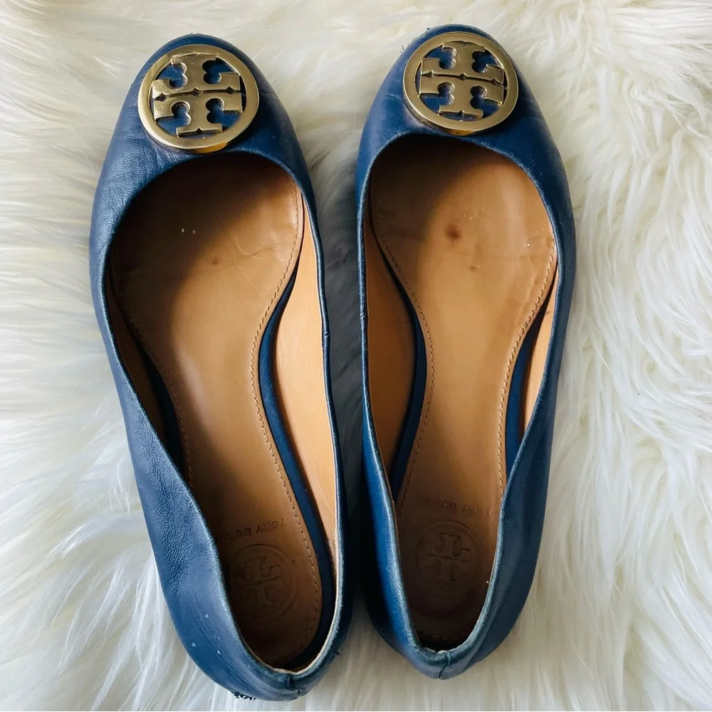 TORY BURCH Royal Navy Benton Ballet Flat